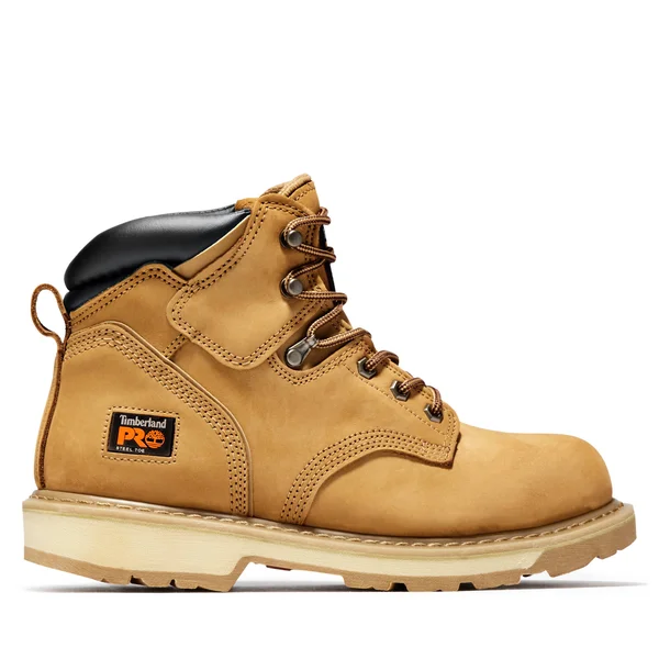 Timberland Pro Men's 6 in. Pit Boss Steel Toe Work Boot - Wheat