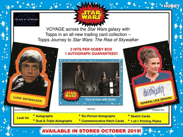 2019 Topps Star Wars Journey to The Rise of Skywalker Hobby Box