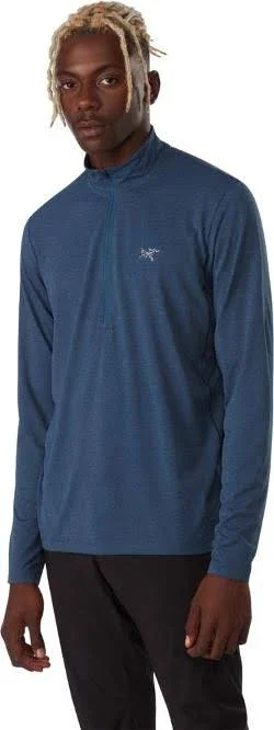 Arc&teryx Men's Cormac Zip-Neck Shirt Blue XXL