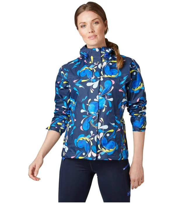 Helly Hansen Women's Loke Jacket, Sling Navy Print