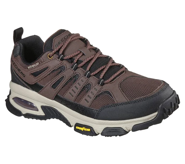 Skechers Men's Skech Air Envoy Oxford, Brown/Black - 8
