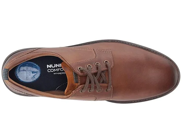 Nunn Bush Men's Ridgetop Plain Toe Oxford - Size: 10, Tan Multi Leather