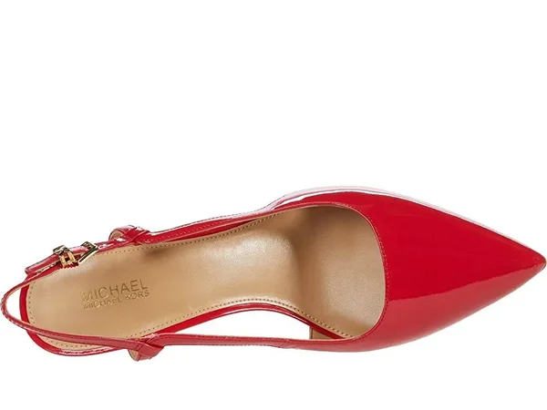 Michael Michael Kors Vanessa Slingback Pointed Toe Pump - Red - 10 M