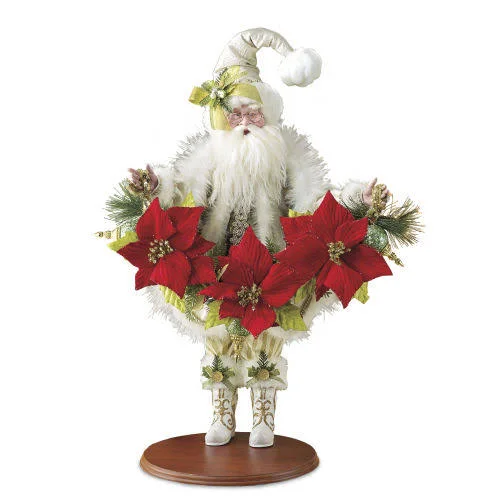 Mark Roberts Poinsettia Santa