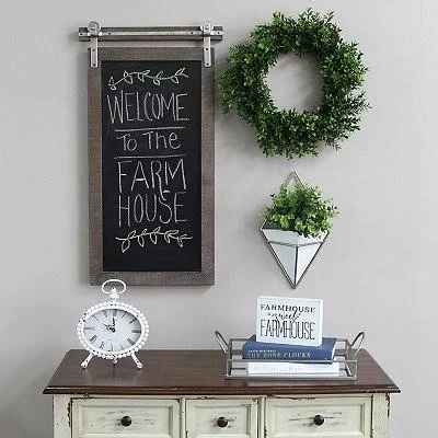 Sliding Farmhouse Chalkboard