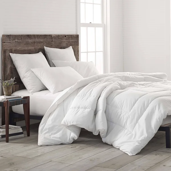 EcoPure Pure + Simple Twin Mattress Pad - White