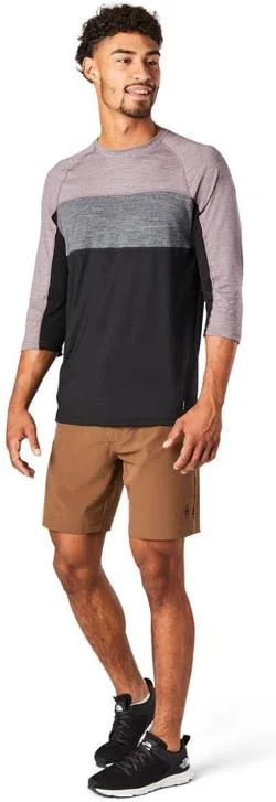 Smartwool Merino Sport 150 3/4-Sleeve Jersey - Men's Black, S