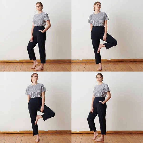 ADAY Straight Up Pant - Blue - L