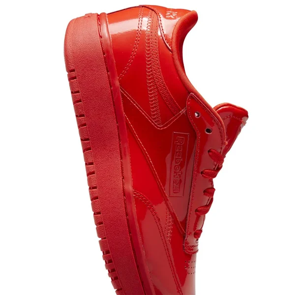 Reebok Cardi Coated Club C Double Red Women's Shoes - Size: 9