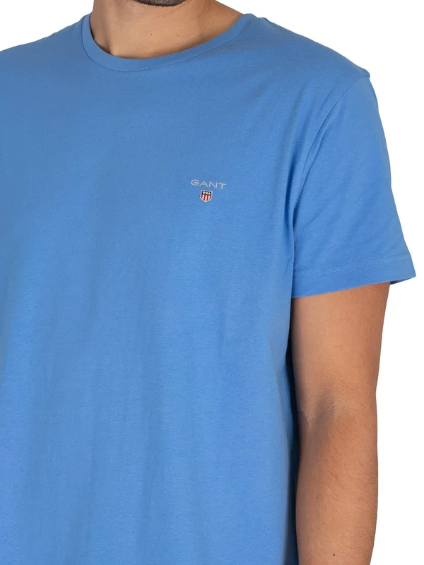 Gant Original T Shirt Blue