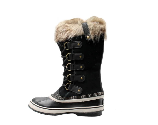 Sorel Women's Joan of Arctic Fur Boots, Black/Stone, 7.5
