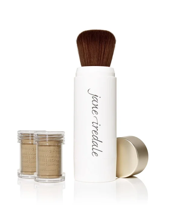 Jane Iredale Amazing Base Loose Mineral Powder SPF 20 Refillable Brush - Riviera