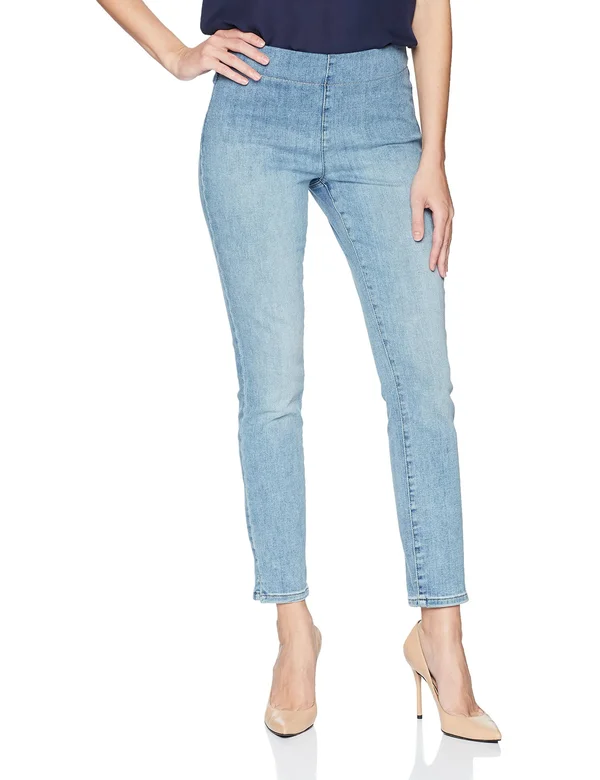 Women's Nydj Alina Pull-On Ankle Skinny Jeans - Size 00 - Blue
