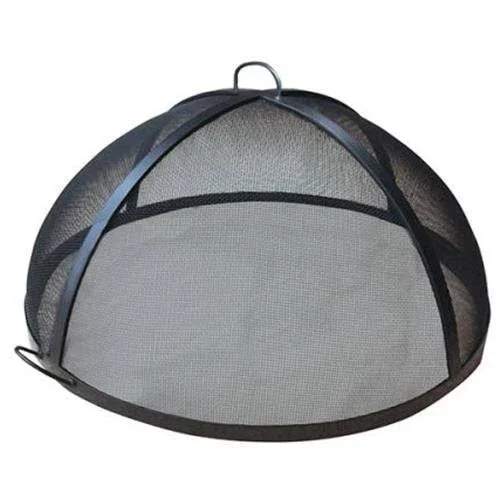 Masterflame 49x22 Welded Hi Grade Carbon Steel Lift Off Dome Fire Pit Safety Screen