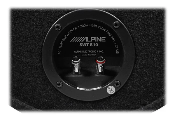 Alpine SWT-S10 10-Inch Bass Subwoofer Tube
