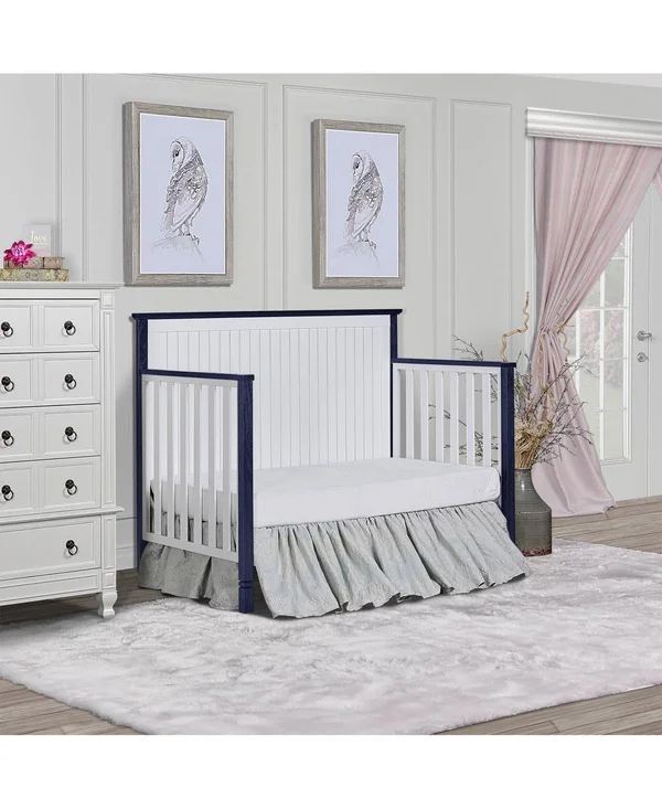 Dream on Me Alexa II 5 in 1 Convertible Crib, Silver