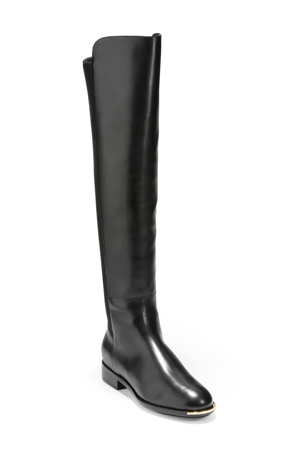 Cole Haan Grand Ambition Huntington Over The Knee Boot - Black - 5 B