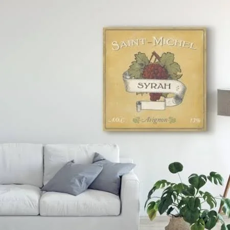 Trademark Fine Art 'Vintage Wine Labels VI' Canvas Art by June Erica Vess, Size: 18 x 18