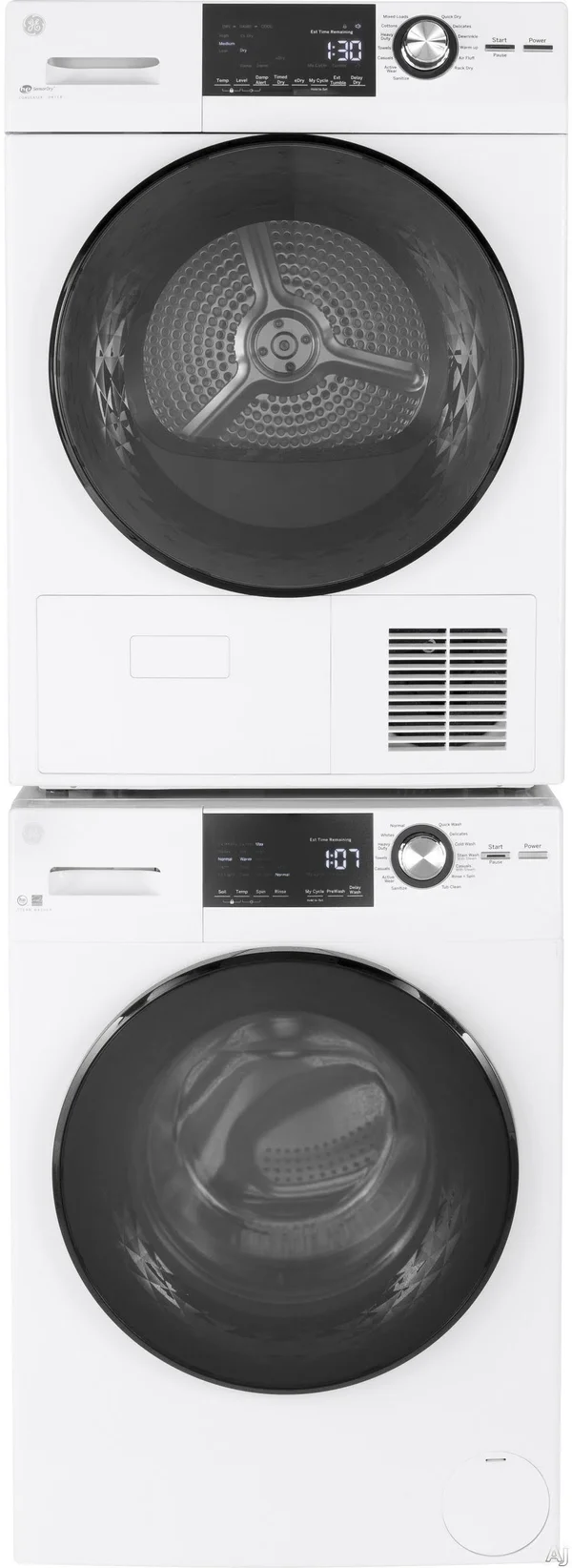 GE GFW148SSMWW Front-Loading Washer - White