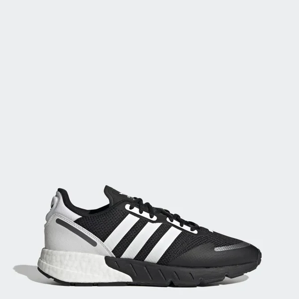 Adidas Originals ZX 1K Boost Black/White Men's Shoes, Size: 8.5