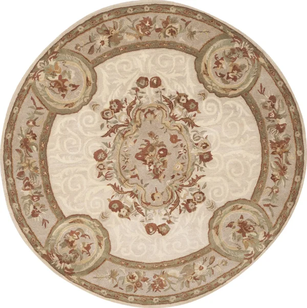 Safavieh Empire EM414C 7&6x22 x 9&6x22 Ivory, Light Grey Area Rug