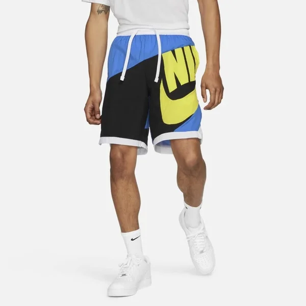 Nike Men's Dri-Fit Throwback Futura Basketball Shorts, XXL, Blue