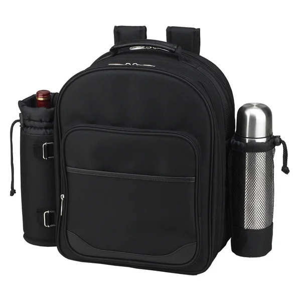 Picnic at Ascot London Coffee, Picnic Backpack for Two, 13" x 8" x 4"