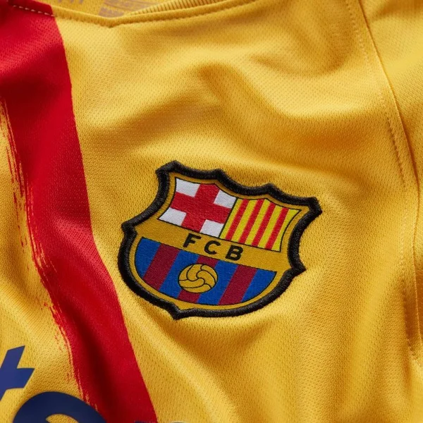Nike Barcelona Youth Senyera Fourth Jersey 19/20 - YXL