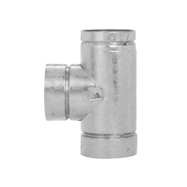 Metalbest 8RV-T6 RV 8x22 to 6x22 Type B GAS Vent Reduction Tee Galvanized