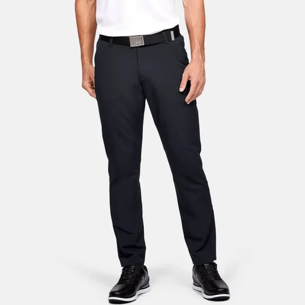 Under Armour Men's Match Play Tapered Leg Athletic Pants - Black - 42/34
