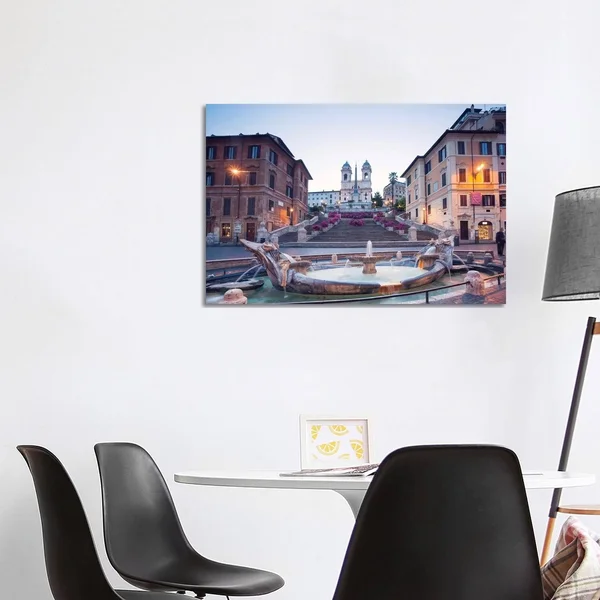 iCanvas Spanish Steps - Rome by Matteo Colombo Canvas Print 18x26x0.75