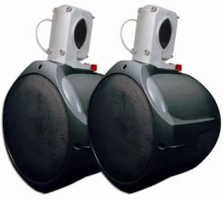 Brand New 6 1/2 inch Marine Wakeboard Two-Way Speaker Pair-White