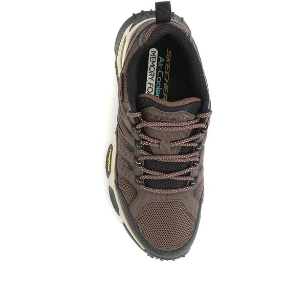 Skechers Men's Skech Air Envoy Oxford, Brown/Black - 8