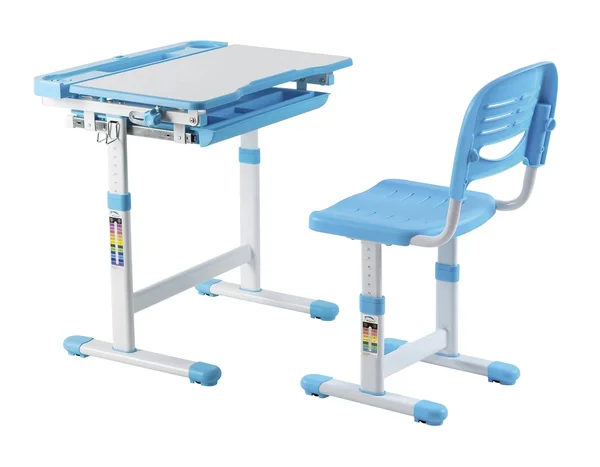 Mount-It! Kids Desk and Chair Set, Blue, Size: 29.2 x 22.8 x 10 inch