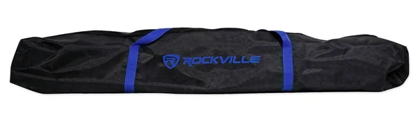 4 Rockville DJ PA Tripod Speaker Stands+Bags - Hydraulic Air Auto Lift RVSS4AB