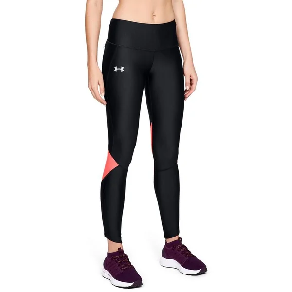 Under Armour Women's Armour Fly Fast Tight - Black/After Burn, S-R