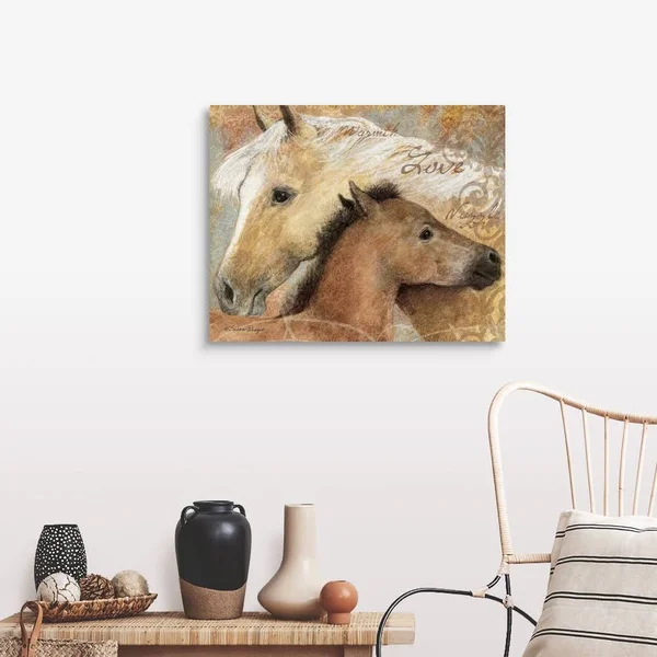 Horse and Foal, Canvas Wall Art, 30x24, Great Big Canvas