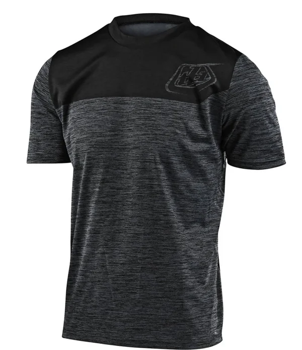 Troy Lee Designs Flowline Station Jersey - M - Heather Dark Moka-Blue