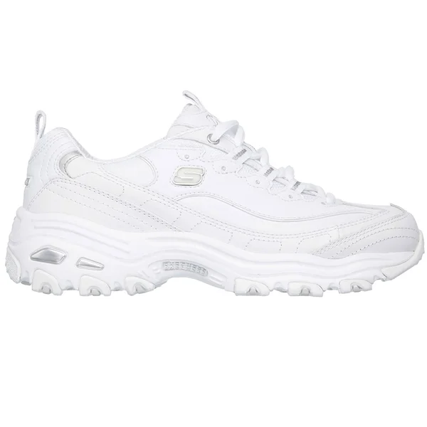 Skechers Women's D&Lites - Fresh Start White/Silver