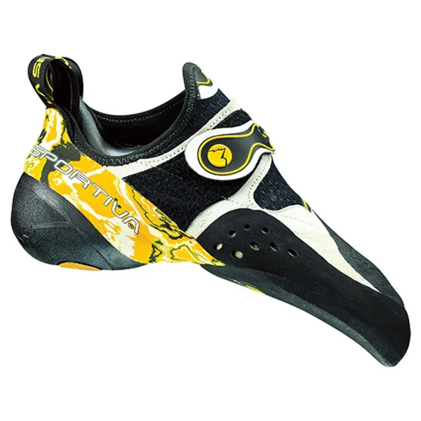 La Sportiva Solution Climbing Shoe, White/Yellow, 39