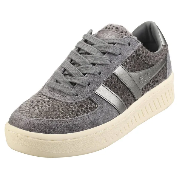 Gola Grandslam Savanna Women's Shoes Shadow/Cheetah/Pewter : 7 B - Medium