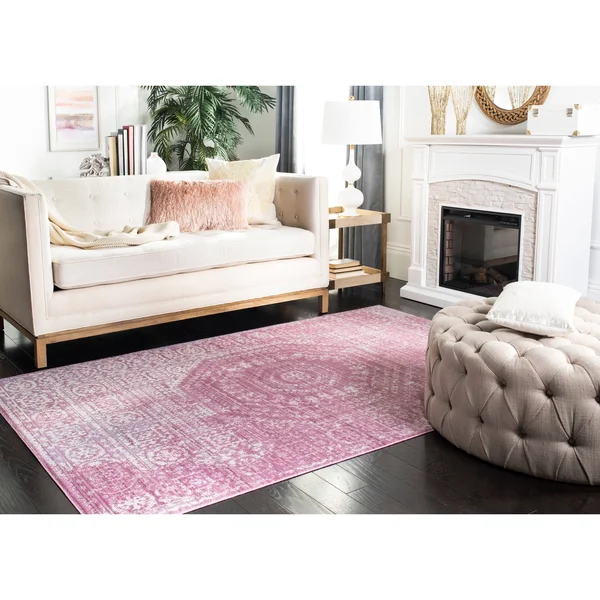 Safavieh Valencia VAL205R Blue/Multi 6& x 9& Area Rug