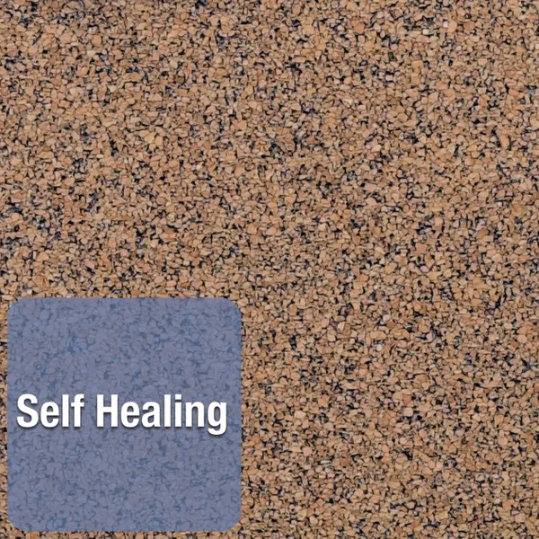 Quartet 36 x 24 Prestige Bulletin Board, Graphite-Blend Cork- Cherry Frame