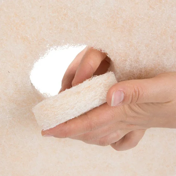 3M 3200 Topline Speed 24x22 White - Amber Burnishing Floor Pad - 5/Case