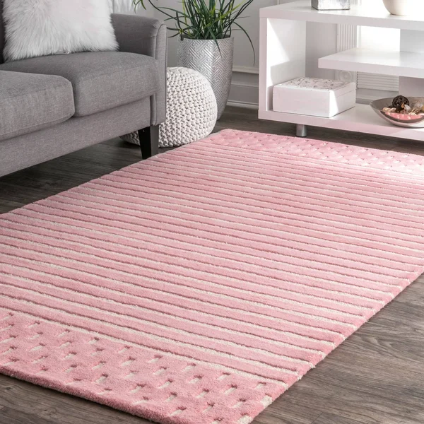nuLOOM Marlowe Stripes Rust 4 ft. x 6 ft. Indoor Area Rug, Red