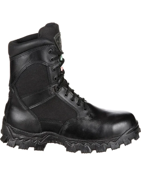 Rocky Work Boots Mens 8x22 AlphaForce Waterproof ct Black FQ0006269