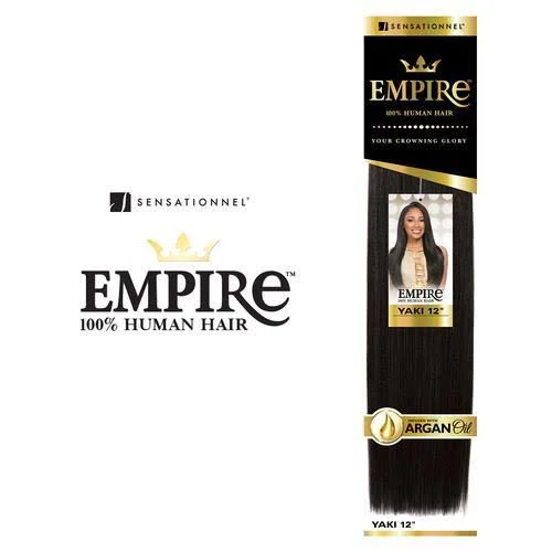 Sensationnel Human Hair Weave Empire Yaki Weaving 14\-20\