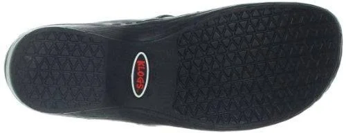 Klogs Mission - Leather Clog - Many Colors Black Smooth - 9 Wide