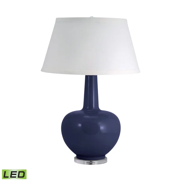 204NB Porcelain Table Lamp in Navy Blue