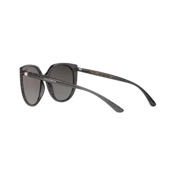 Dolce & Gabbana DG6119 Sunglasses - 54-17-140, 324188 Transparent Grey Glitter Silve